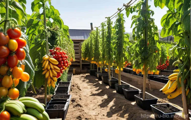 식물호르몬 작용 기전 - **Resilience and Abundance:** A dual image, split into two distinct yet harmonized scenes. On the le...