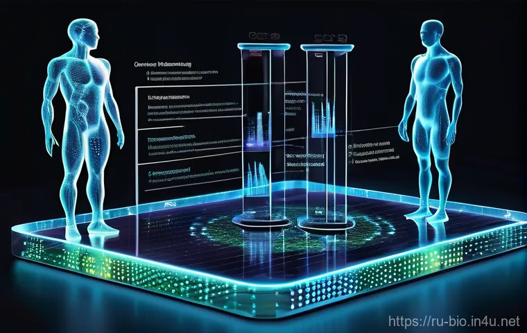 나노의학과 약물 전달 - **Microscopic Nanoparticle Precision Medicine**
    A high-resolution, futuristic microscopic view o...