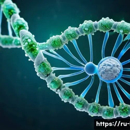 Home 15 CRISPR Cas9 - A highly detailed scientific illustration of the CRISPR-Cas9 gene editing mechanism inside a human c...
