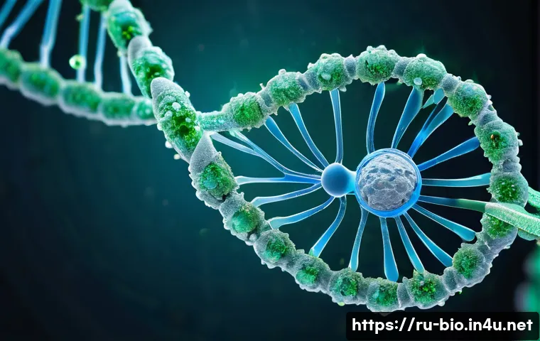 CRISPR Cas9 - A highly detailed scientific illustration of the CRISPR-Cas9 gene editing mechanism inside a human c...